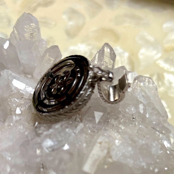 Judith Ripka, designer, 925 sterling silver pink tourmaline enhancer❣️ - Picture 5 of 6